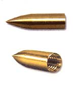 Brass - Screw on Tapered Points