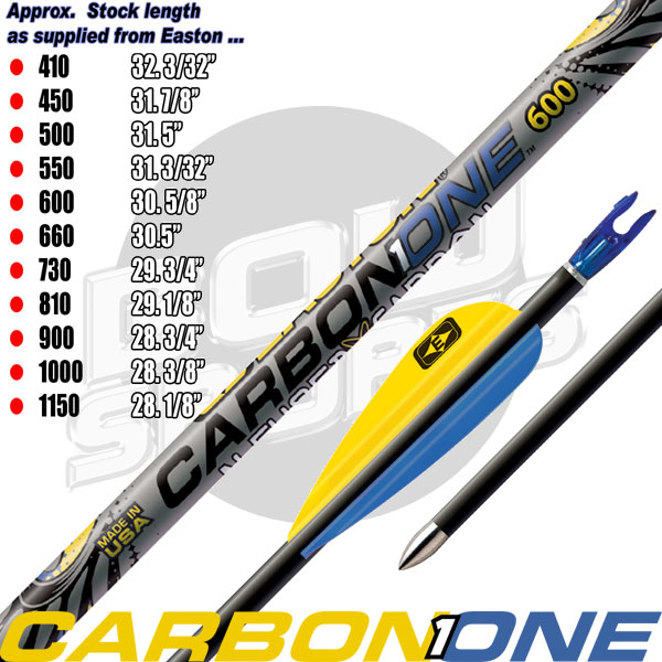 To complete as arrows, suitable components include Easton G-Nock and.