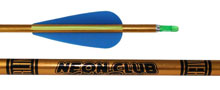 Merlin - Aluminium Neon Club Arrow - 25 pk